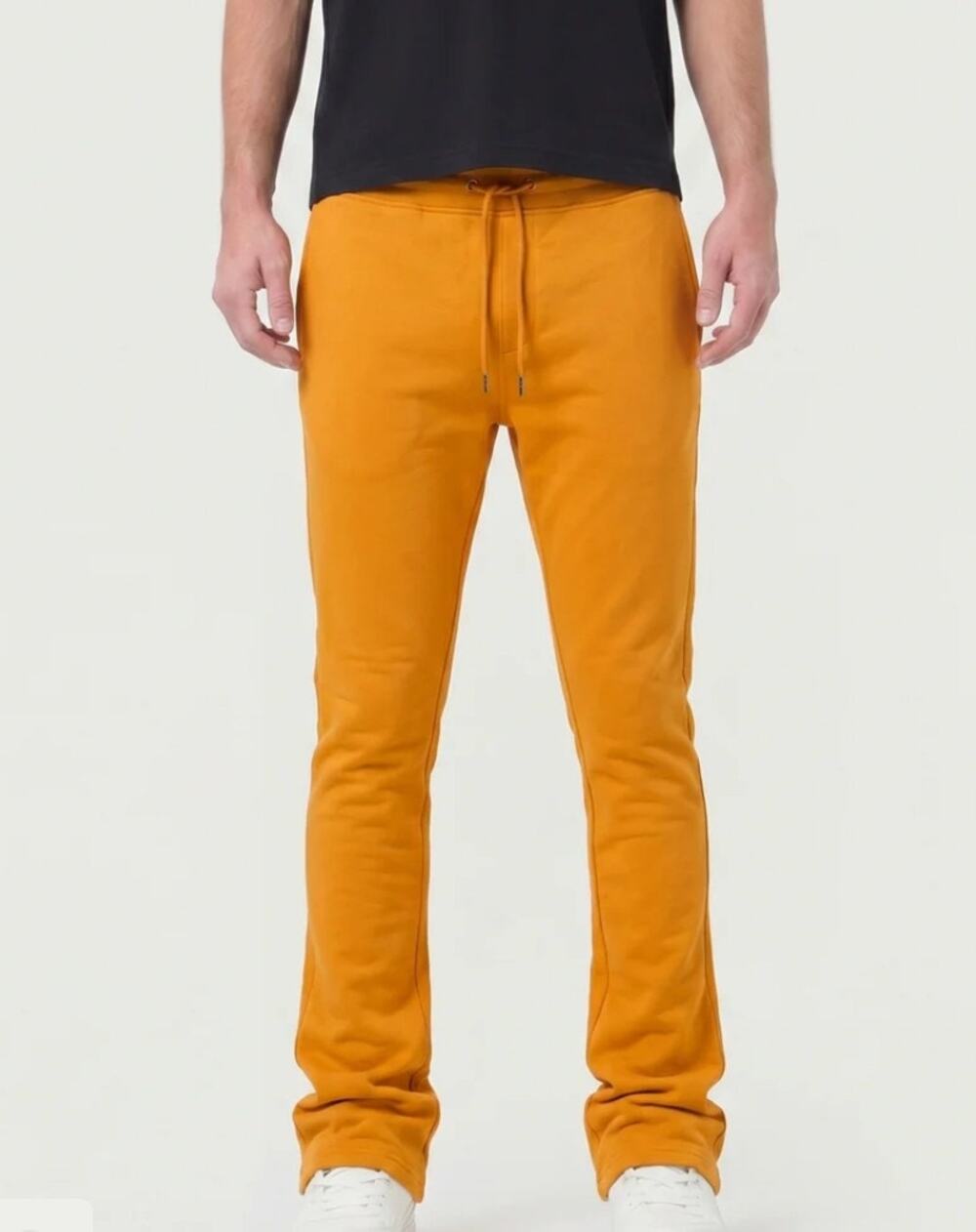 Waimea Super Stacked Skinny Jogger Pants Desert Sun Camel Men's Size L